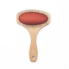 Brosse raquette dent métal démêlante